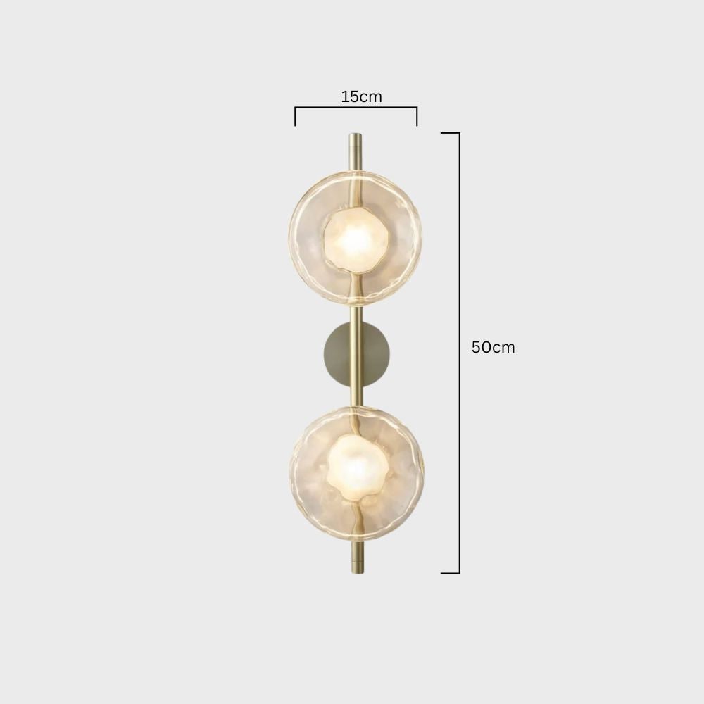Wall Sconce Lighting with Textured Ripple Glass and Contemporary Design - Image 58