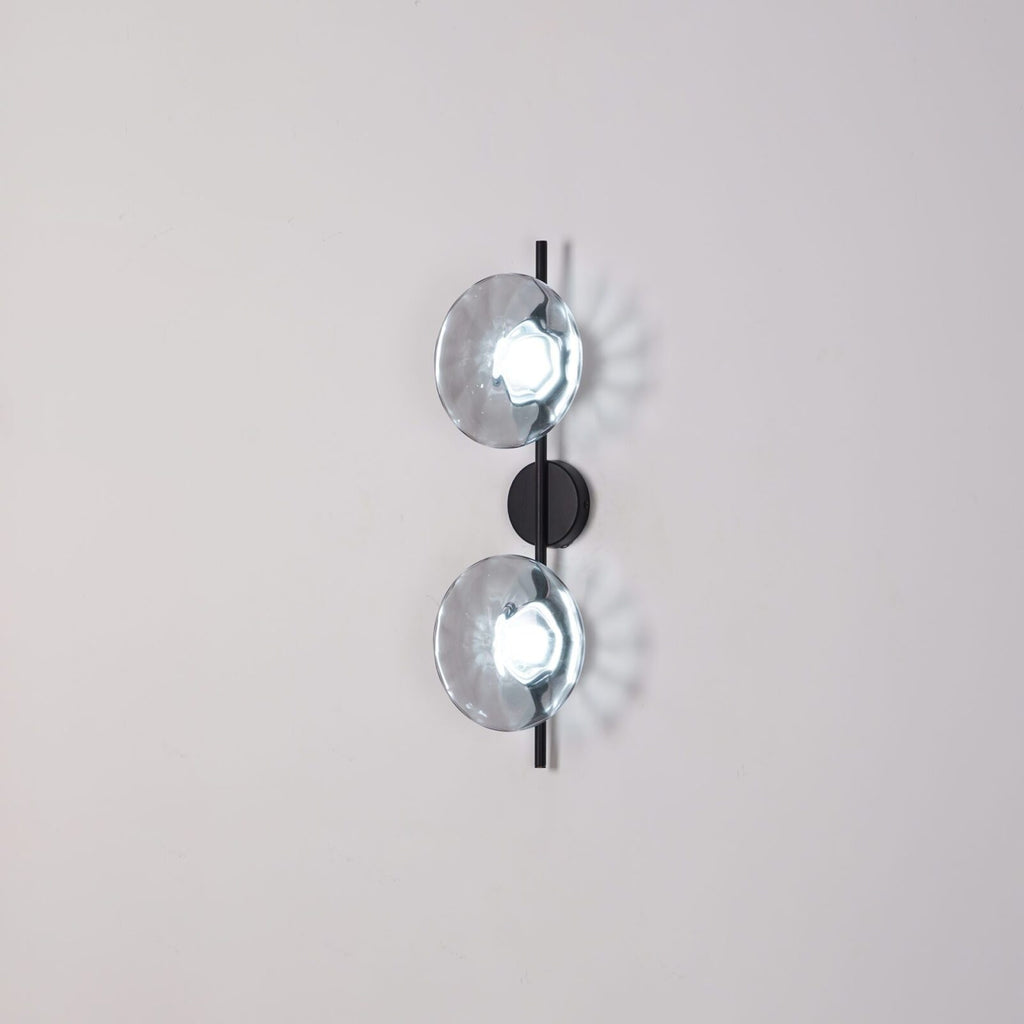 Wall Sconce Lighting with Textured Ripple Glass and Contemporary Design - Image 7