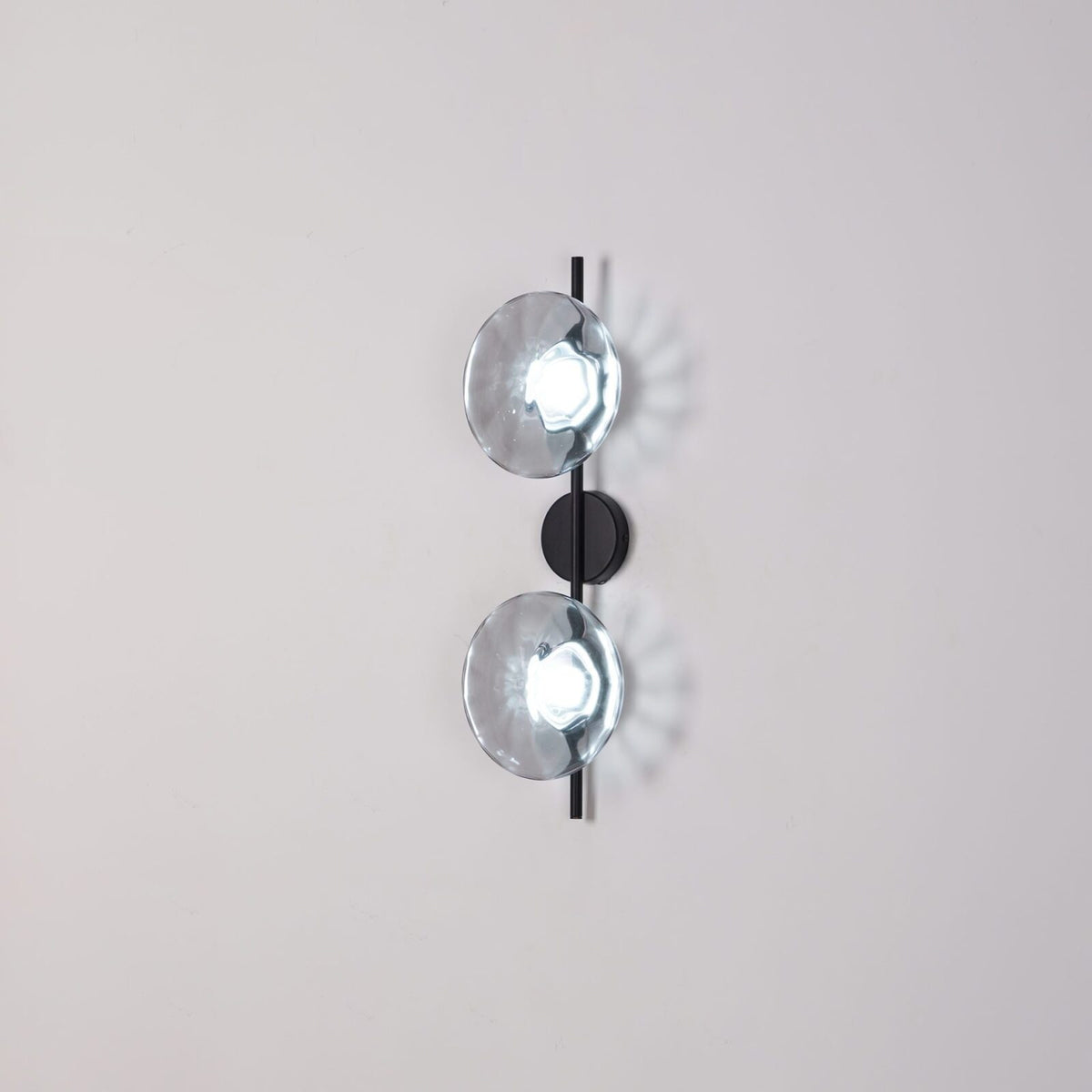Wall Sconce Lighting with Textured Ripple Glass and Contemporary Design - Image 7