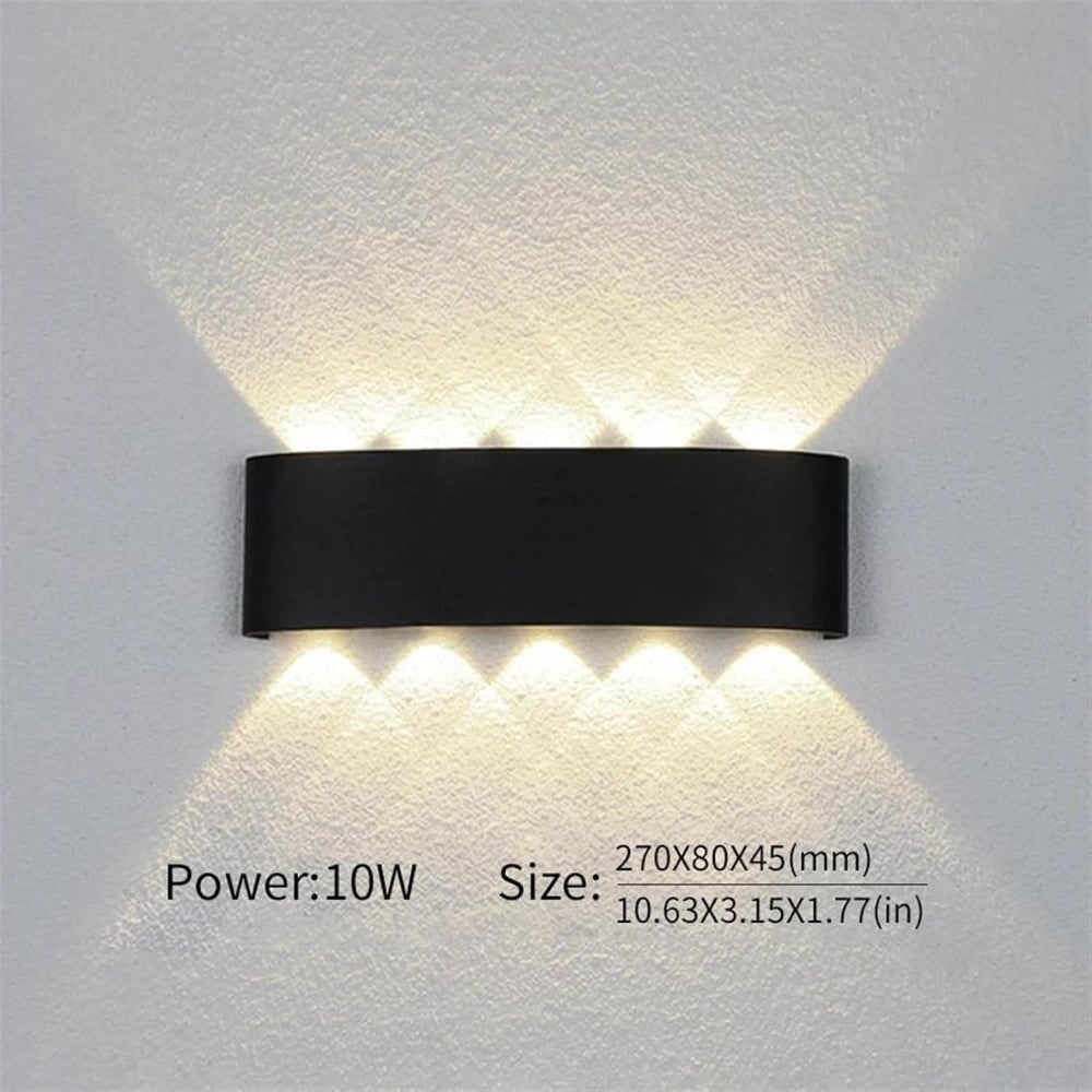 Wall Sconce Lighting with Up and Down LED for Indoor and Outdoor Use - Image 14