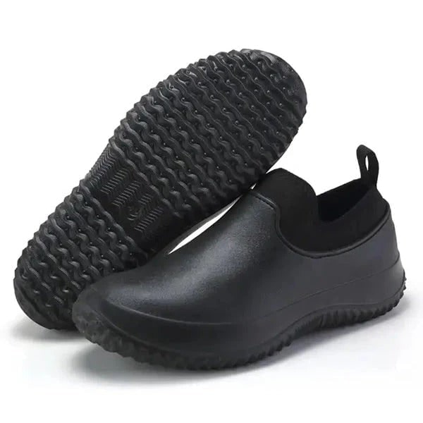 Waterproof Slip-On Garden Shoes with Flexible Non-Slip Sole and Stretchy Collar - Image 3