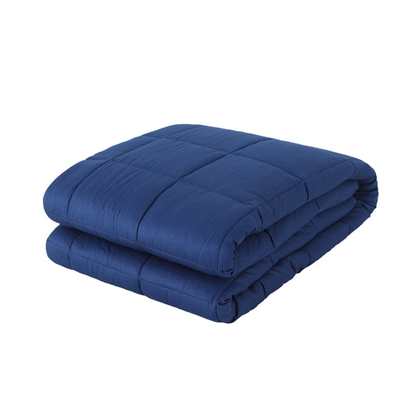 Weighted Blanket for Anxiety and Stress Relief with Quilted Cotton Design - Image 4