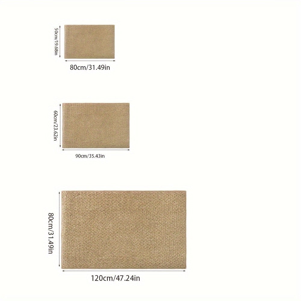 Welcome Door Mat Non-Slip Absorbent Indoor Entrance with Textured Loop Pile - Image 12