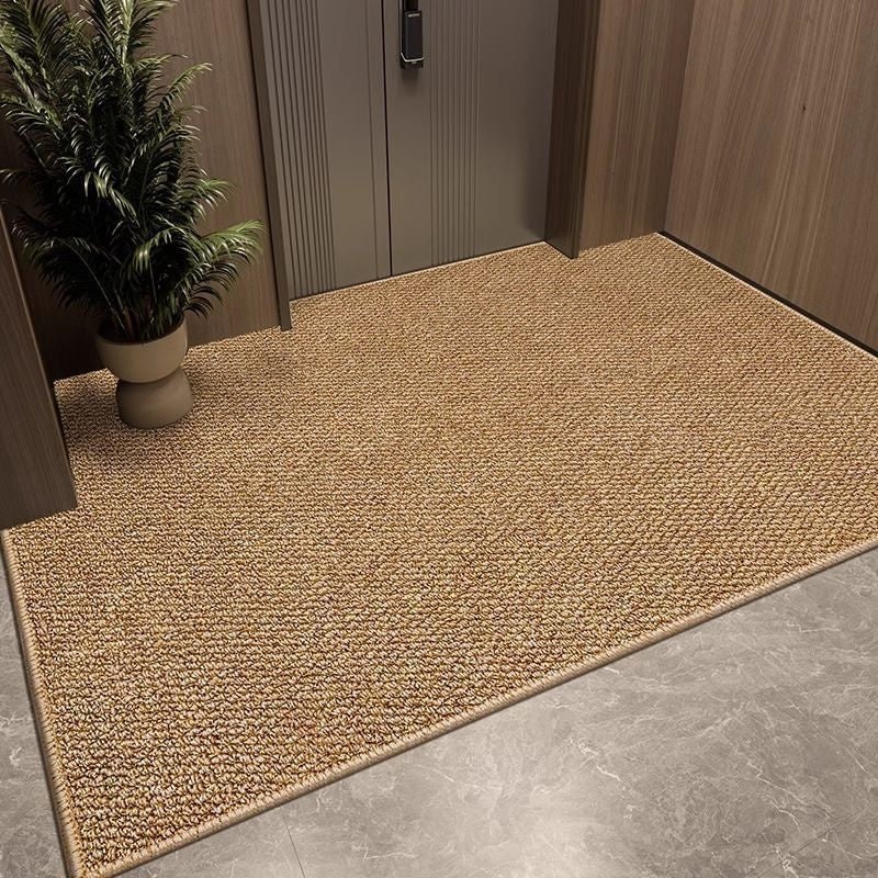 Welcome Door Mat Non-Slip Absorbent Indoor Entrance with Textured Loop Pile - Image 13