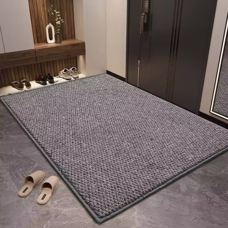Welcome Door Mat Non-Slip Absorbent Indoor Entrance with Textured Loop Pile - Image 14