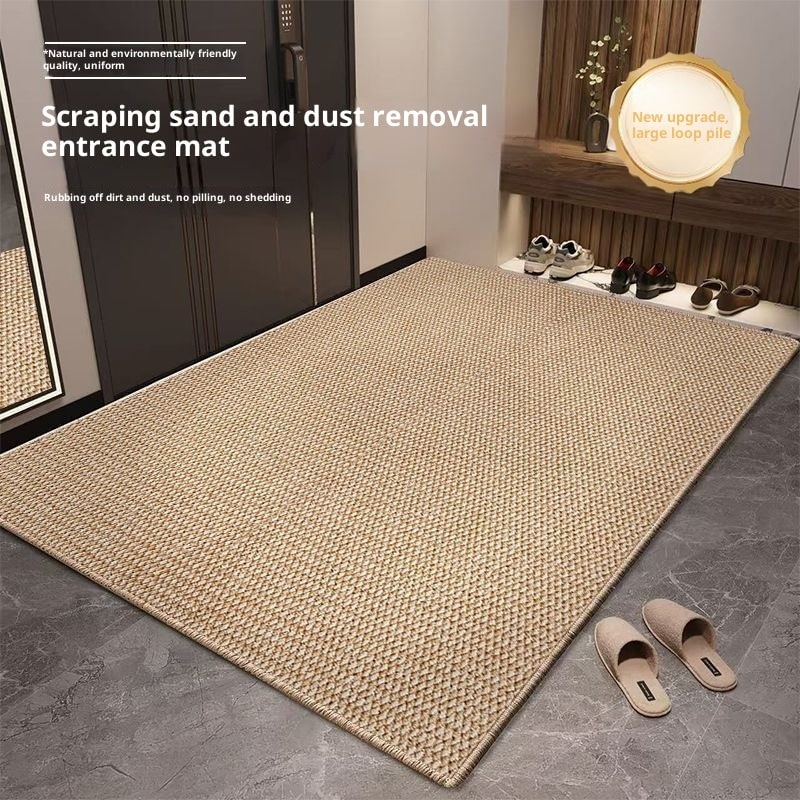 Welcome Door Mat Non-Slip Absorbent Indoor Entrance with Textured Loop Pile - Image 18