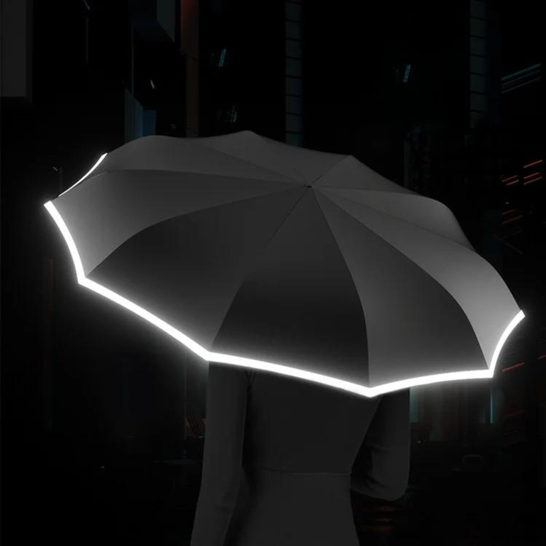 Windproof Travel Umbrella with Automatic Open Close and Compact Carabiner Design - Image 8