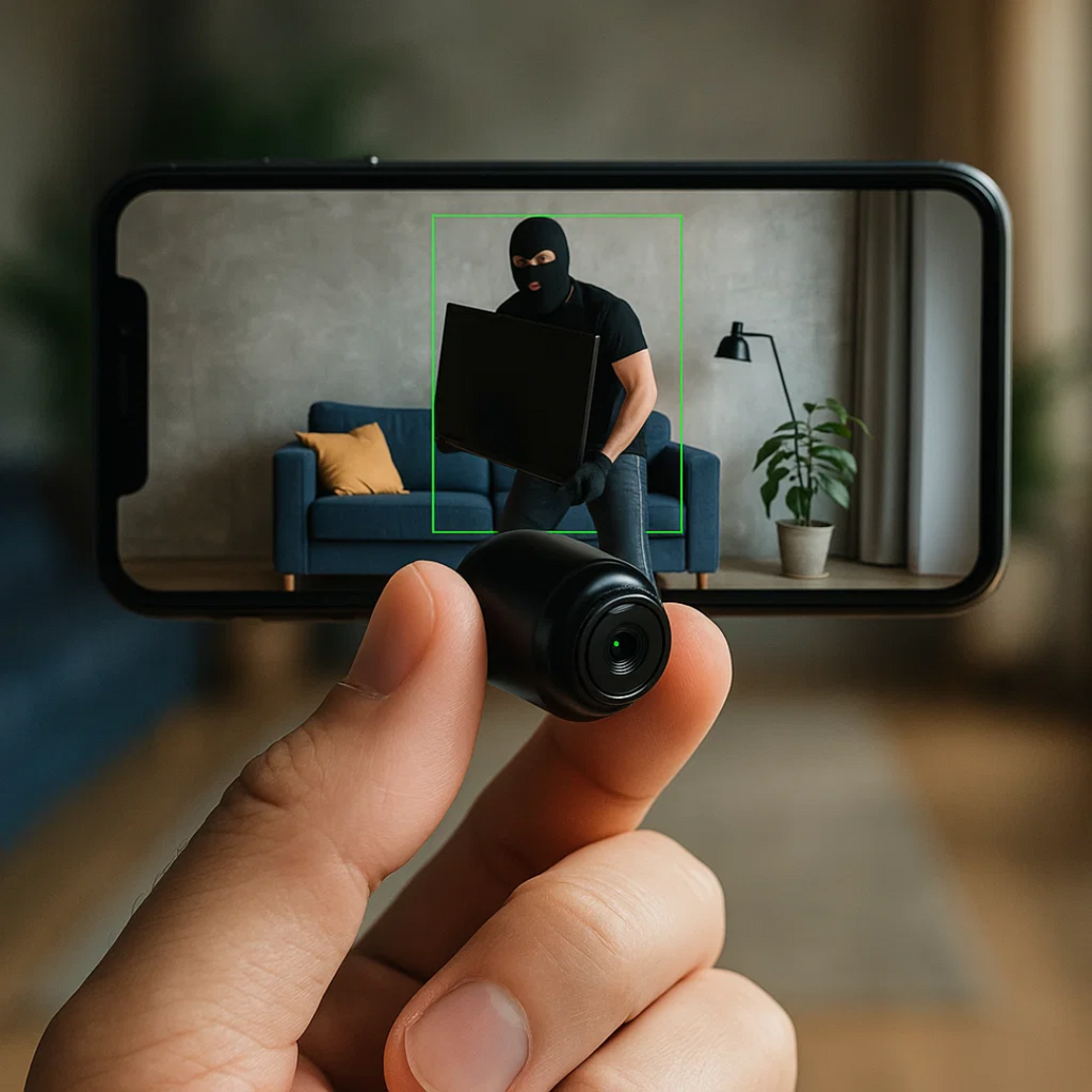 Wireless Compact Mini Security Camera with Night Vision and Motion Detection - Image 1
