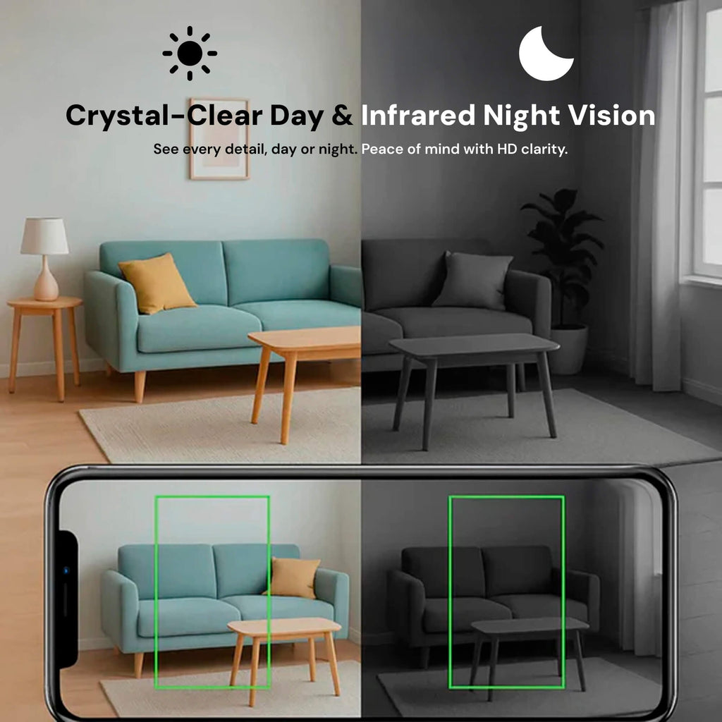 Wireless Compact Mini Security Camera with Night Vision and Motion Detection - Image 3