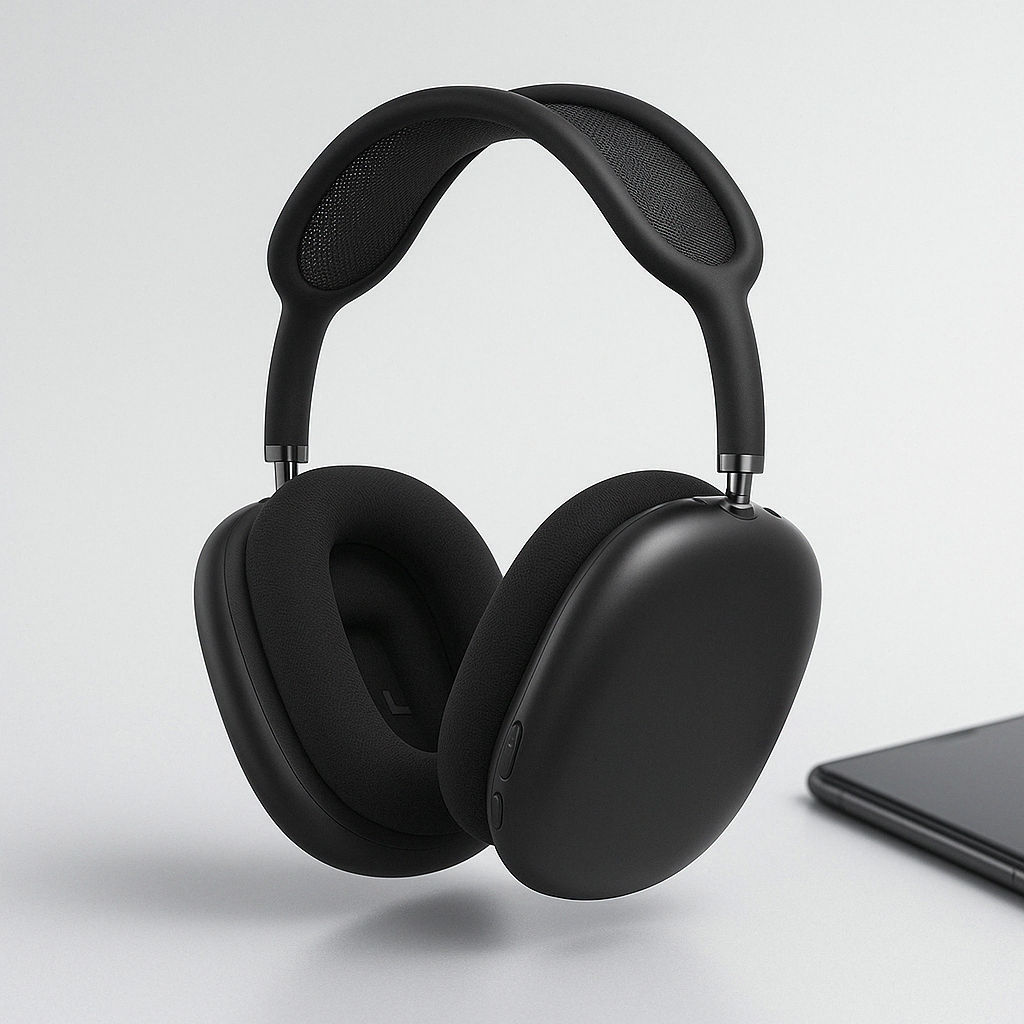 Wireless Over Ear Headphones with Active Noise Cancellation and Microphone - Image 4