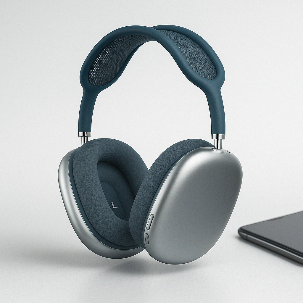 Wireless Over Ear Headphones with Active Noise Cancellation and Microphone - Image 5