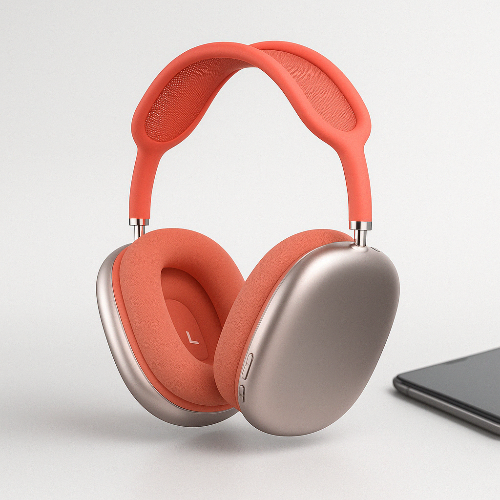 Wireless Over Ear Headphones with Active Noise Cancellation and Microphone - Image 6