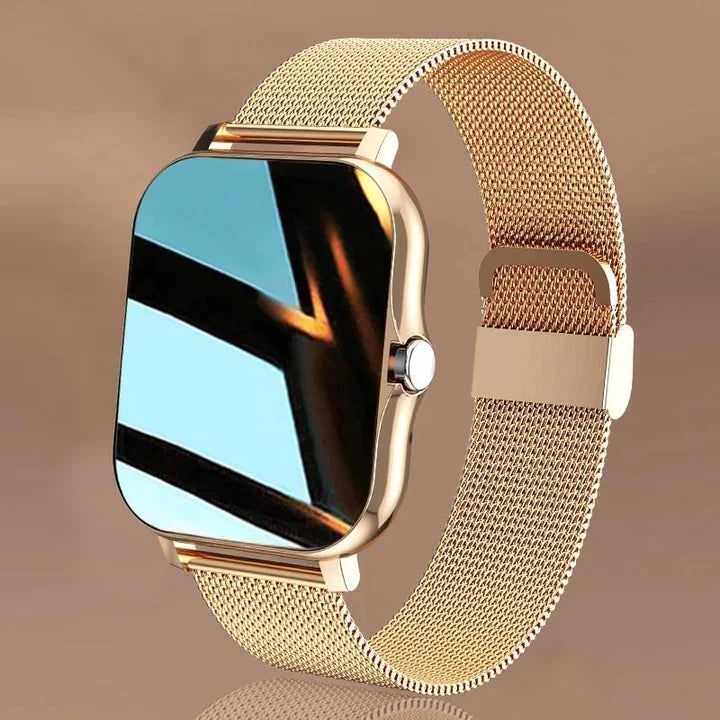 Women's GPS Smartwatch with Heart Rate Monitor Fitness Tracking and Metal Mesh Band - Image 10
