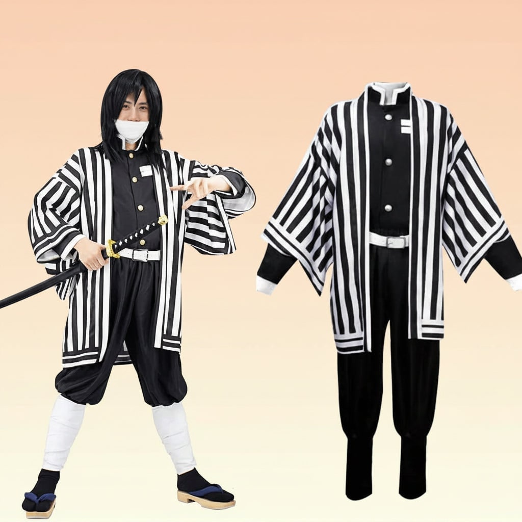 Women's Halloween Anime Cosplay Costume with Haori Robe Uniform Set for Character - Image 10