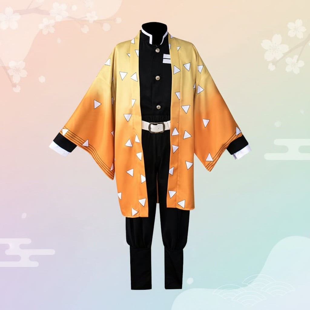 Women's Halloween Anime Cosplay Costume with Haori Robe Uniform Set for Character - Image 5