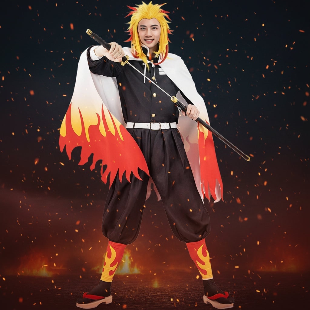 Women's Halloween Anime Cosplay Costume with Haori Robe Uniform Set for Character - Image 6