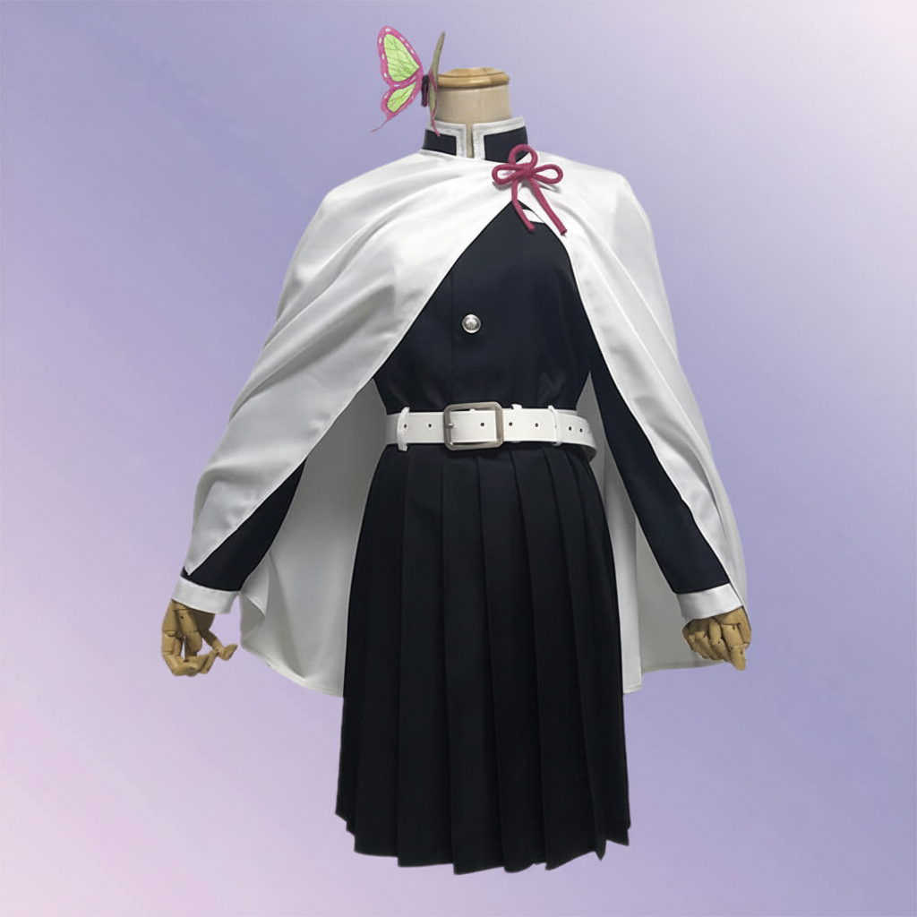 Women's Halloween Anime Cosplay Costume with Haori Robe Uniform Set for Character - Image 7
