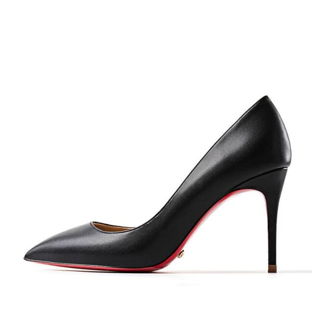 Women's High Heel Pumps with Pointed Toe and Stiletto in Patent Leather - Image 13
