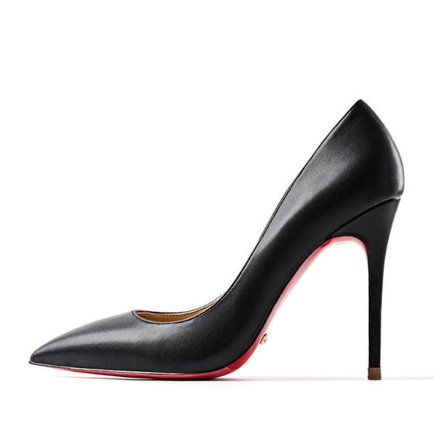 Women's High Heel Pumps with Pointed Toe and Stiletto in Patent Leather - Image 14