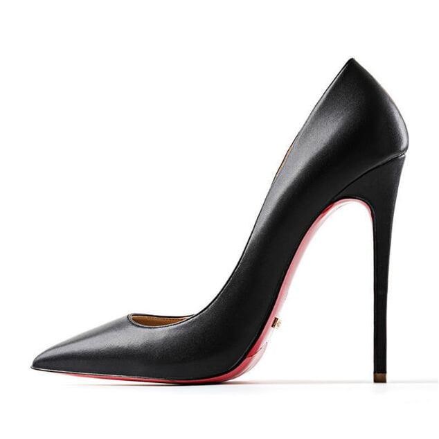 Women's High Heel Pumps with Pointed Toe and Stiletto in Patent Leather - Image 15