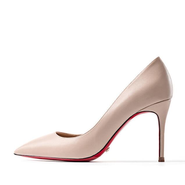 Women's High Heel Pumps with Pointed Toe and Stiletto in Patent Leather - Image 23