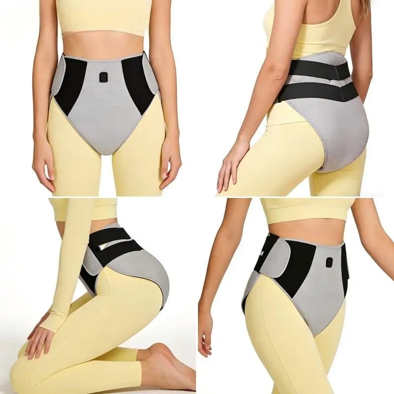 Women's Menstrual Heating Pad with Vibration Massage and Lower Back Wrap for Cramps - Image 5