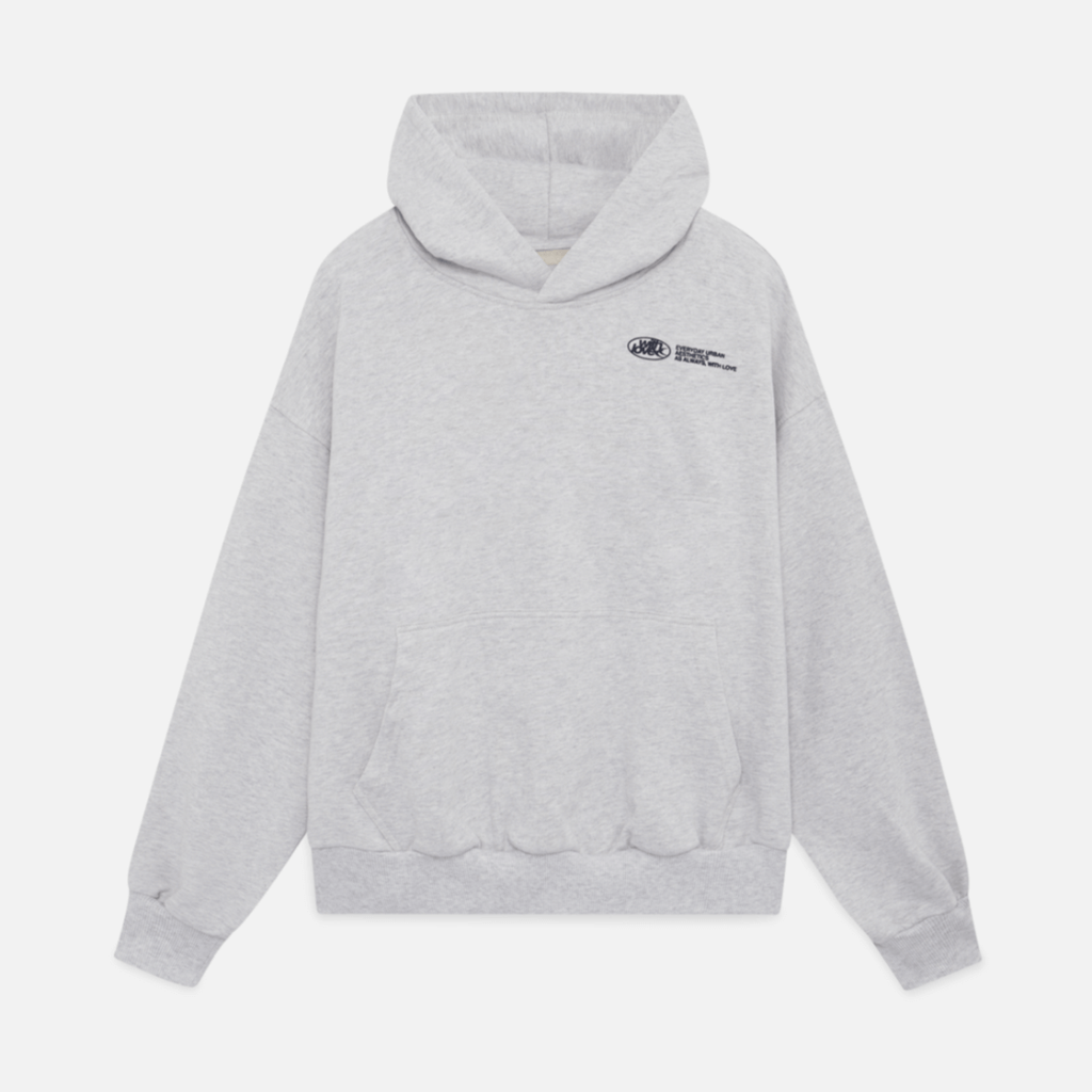 Women's Oversized Graphic Pullover Hoodie with Drop Shoulder and Kangaroo Pocket - Image 4