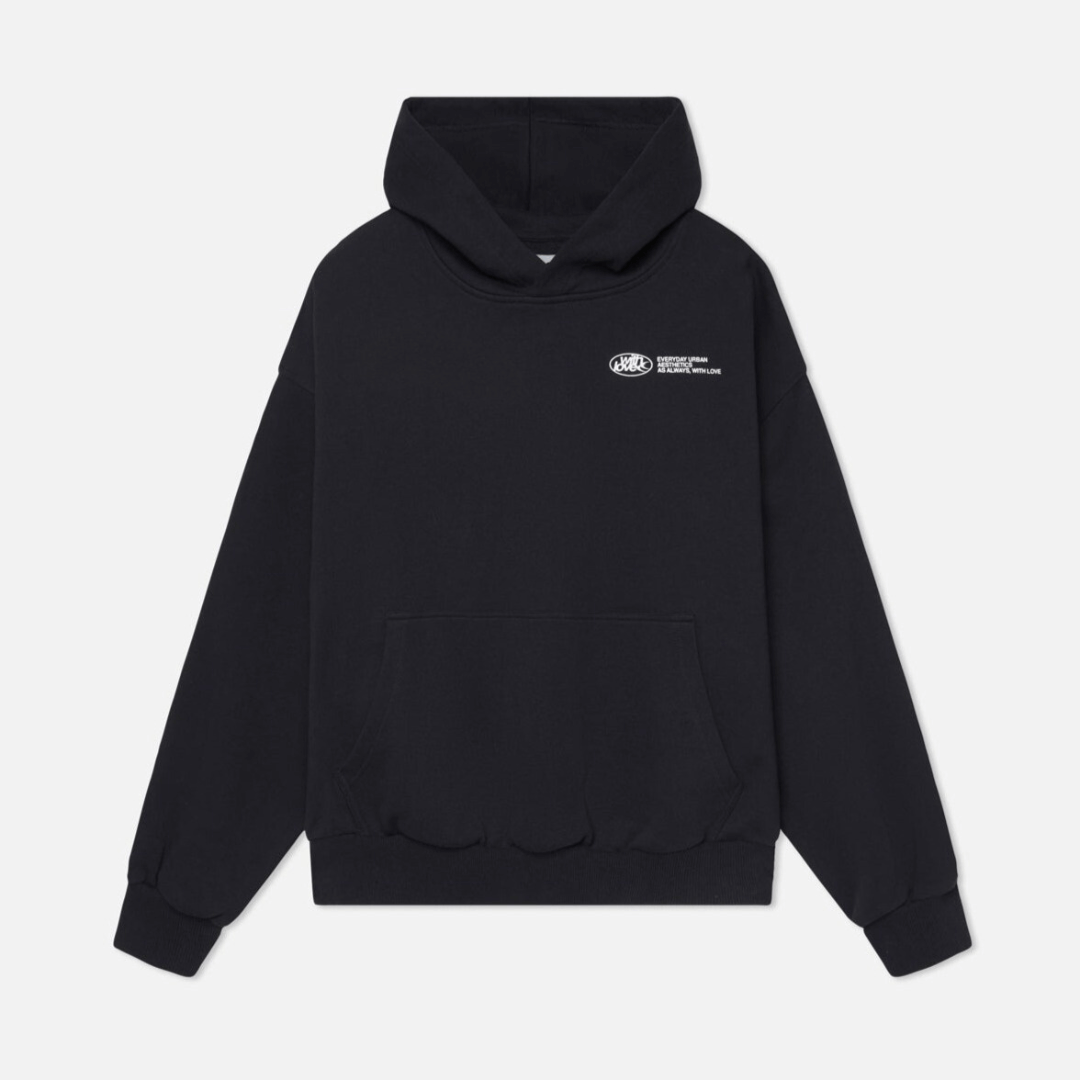 Women's Oversized Graphic Pullover Hoodie with Drop Shoulder and Kangaroo Pocket - Image 5